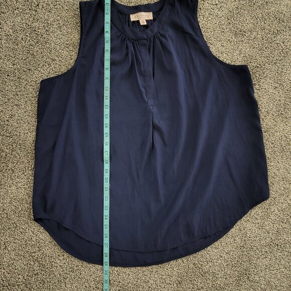Philosophy Navy Sleeveless Blouse 1X, Nice Condition - Picture 10 of 12